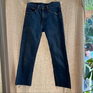 Levi's 505 Raw Edge Jeans